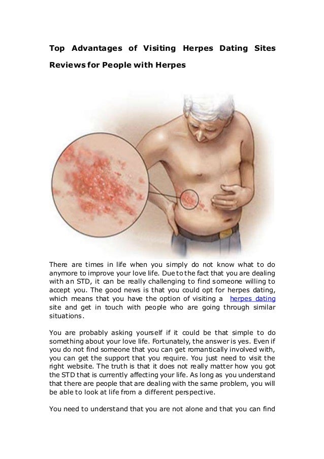 Dating with genital herpes